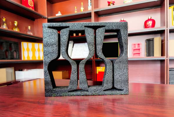 供應(yīng)祁縣珍珠棉集合包裝提供各種高檔紅酒杯珍珠棉托盤定制